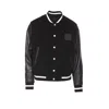 Givenchy Black Jacket With 4g Motif On Front In Wool And Tech Fabric Blend Man
