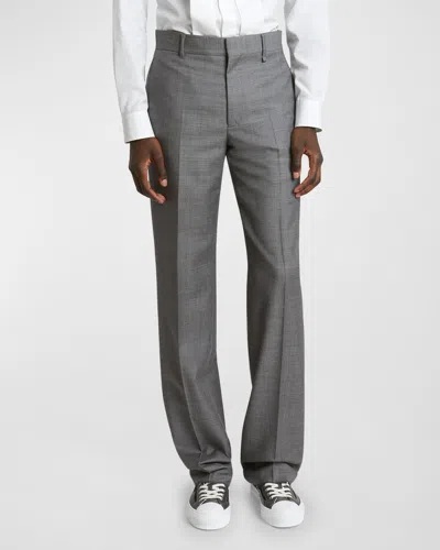 Givenchy Men's 4g Wool Trousers In Black/white