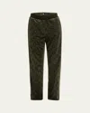Givenchy Pantalon De Jogging En Velours Monogramme 72 In Green