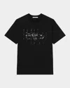 Givenchy Photographic Negative Logo Regular Fit Graphic T-shirt In Black