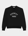 Givenchy Beaded Logo-print Sweater In Black