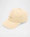 Givenchy Men & Apos;s  Paris Cotton Embroidered Six-panel Baseball Cap In Brown
