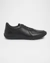 Givenchy Men & Apos;s Glide Leather Low-top Runner Sneakers In Black