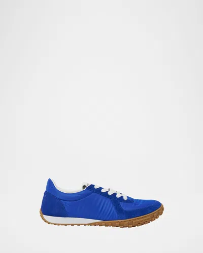 Givenchy Low Top Sneakers Round Toe Rubber Sole In Blue