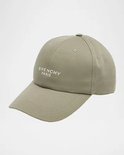Givenchy Men & Apos;s Logo Six-panel Baseball Cap In Green
