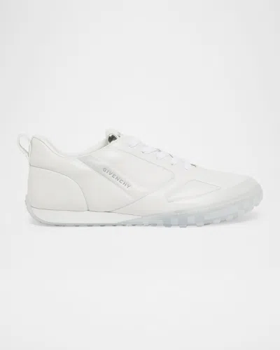 Givenchy Men & Apos;s New Glide Leather Low-top Sneakers In White