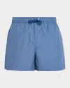 Givenchy Drawstring Swim Shorts In Blue