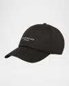 Givenchy Black Logo Baseball Hat In Black