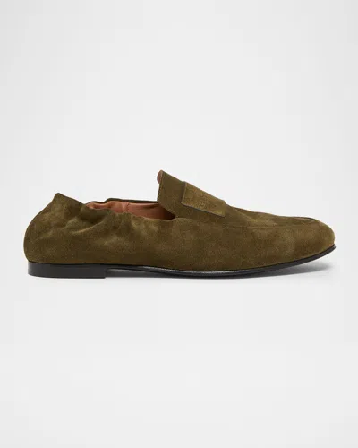 GIVENCHY MEN & APOS;S SUEDE ELASTICIZED LOAFERS