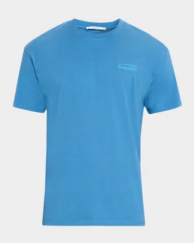 Givenchy Men & Apos;s Tonal Grosgrain Label Crewneck T-shirt In Multi