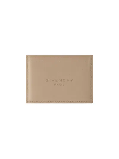 Givenchy Men's Antigona Stamped Bicolor Flap Card Holder In Leather In Pink