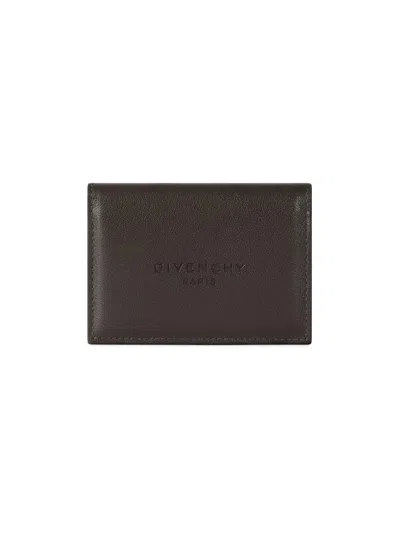 Givenchy 'antigona Stamped' Card Holder In Black