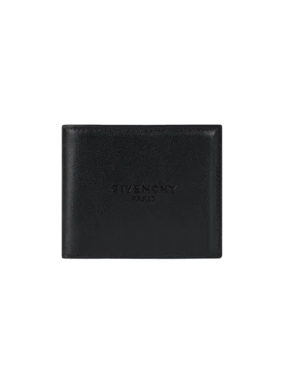 Givenchy Men's Antigona Stamped Wallet In Leather In Black