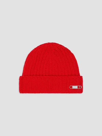 Givenchy Men's Beanie In Wool With Pin In Vermillon
