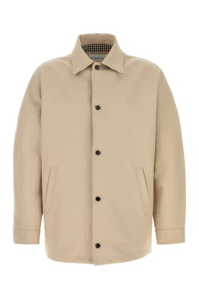 GIVENCHY GIVENCHY MEN BEIGE CANVAS JACKET