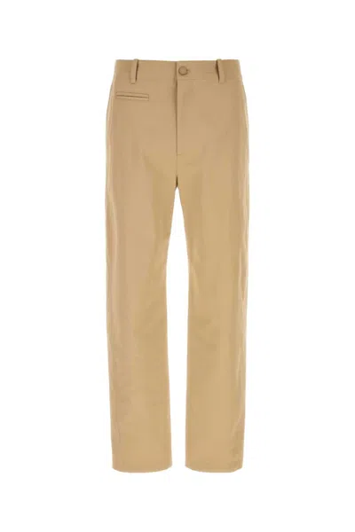 Givenchy Men Beige Cotton Pant In Brown