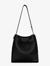 Givenchy Medium Belted Grained-leather Shoulder Bag In Black