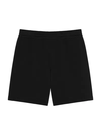 Givenchy Men's Bermuda Shorts In Fleece With Paris Gros Grain In Black
