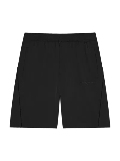 Givenchy Bermuda Shorts Avec Jacquard  Paris In Black