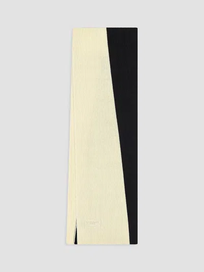 Givenchy Bicolor Scarf In Wool And Cashmere In Purple