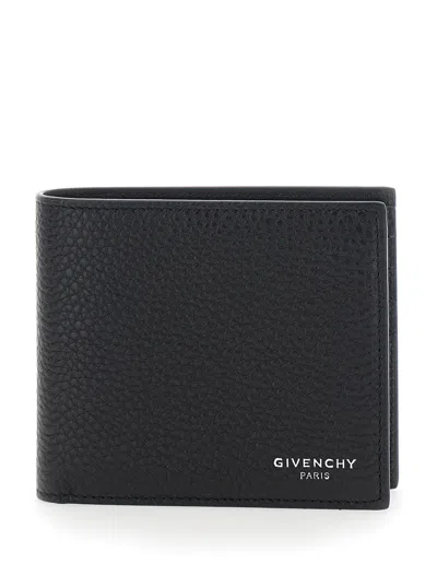 Givenchy Textured Leather Wallet With Coin Pocket In Black