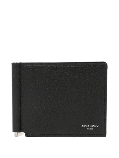 Givenchy Men's Bill Clip Mini 8-card Wallet In Black