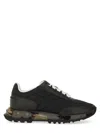 Givenchy Quilted Black Sneakers With Translucent Sole And Contrasting Laces In Black