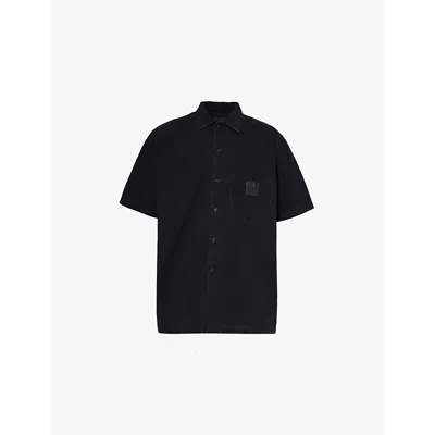 Givenchy Branded Short Sleeve Shirt In Black