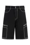 Givenchy Contrast-stitching Shorts In Black