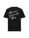 Givenchy Men Black Cotton Maison  T-shirt In Black
