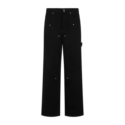 Givenchy Men's Black Cotton Pants For Ss24