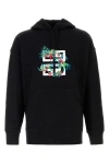 Givenchy Slim Fit Hoodie Dragon In Black