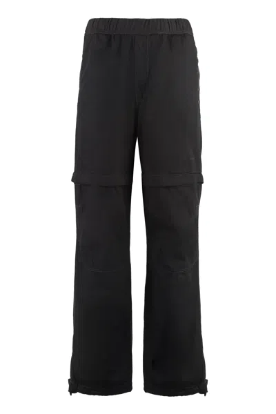 Givenchy Adjustable Cotton Trousers For Men In Black