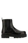 Givenchy Streamlined Leather Ankle Boots In Black