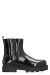 GIVENCHY MEN'S BLACK LEATHER CHELSEA BOOTS FOR FW23