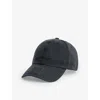 GIVENCHY LOGO-EMBROIDERED CURVED-BRIM COTTON TWILL CAP