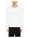 Givenchy Black Logoed Crew-neck Sweatshirt In White