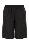 Givenchy Bermuda Shorts With Elastic Waistband And Back Pocket In Black