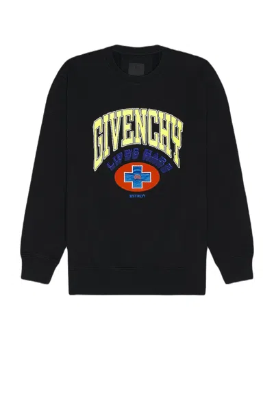 Givenchy Men's Black Sweatshirt For Peaceful Style In Ss23