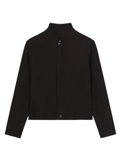 Givenchy Blouson In Mix Cotton With Photographic Negative Print In Black