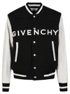 Givenchy Wool Bomber Jacket In Black