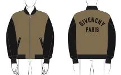 Givenchy Men Bomber Jacket In Brown