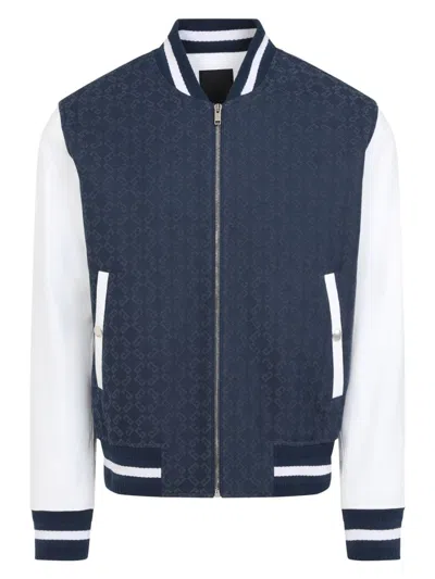 Givenchy Men's Bomber In Navywhite