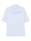 Givenchy Cotton Pinstripe Bowling Shirt In White