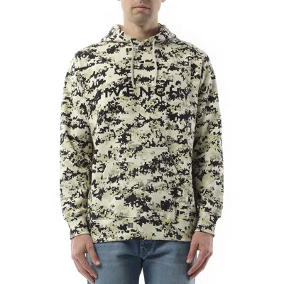 Givenchy Men's Camo All Over Hoodie In Beige/black