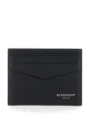 Givenchy Textured Black Wallet With Multiple Card Slots In Black