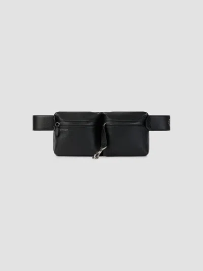 GIVENCHY MEN'S CARGO BELT BAG IN LEATHER WITH STUDS