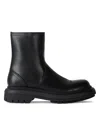 Givenchy Cargo Biker Boots In Leather In Multi