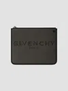 Givenchy Cargo Logo-embossed Pouch In Taupe