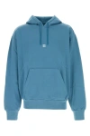 Givenchy Boxy Fit Hoodie In Fleece With 4g Detail In Blue